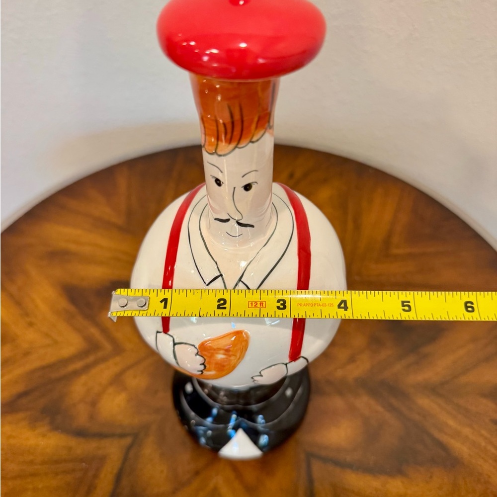 Chef Themed Decorative Olive Oil Dispenser - Never Used - Picture 5 of 9